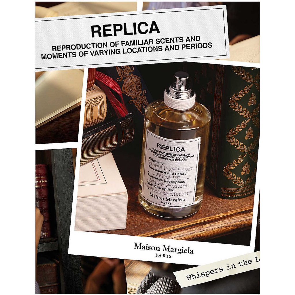 停產絕版Maison Margiela Whispers In The Library 圖書館密語中性淡