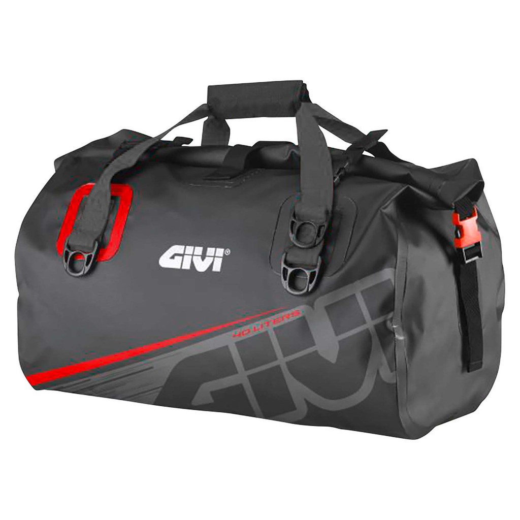 德國Louis】Givi EASY-T摩托車防水尾包深灰紅40L機車防水包尾袋行李