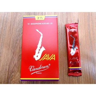 《Vandoren 管樂器配件》JAVA 紅盒/中音薩克斯風竹片/ALTO SAX(單片零售價：每片88元)
