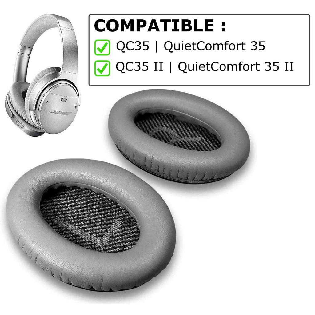 真皮耳罩適用QC35 QC35 II BOSE 耳機QuietComfort 35 II 降噪耳機耳墊