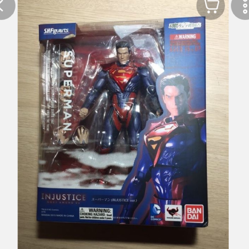 Shf S H Figuarts Injustice Superman 不義聯盟 超人 蝦皮購物