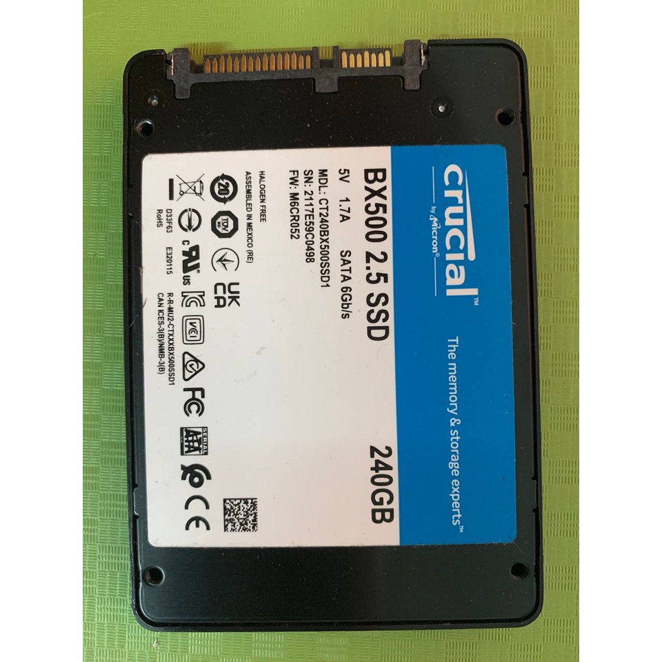 美光Micron Crucial BX500 2.5 SSD 240GB SATA3 | 蝦皮購物