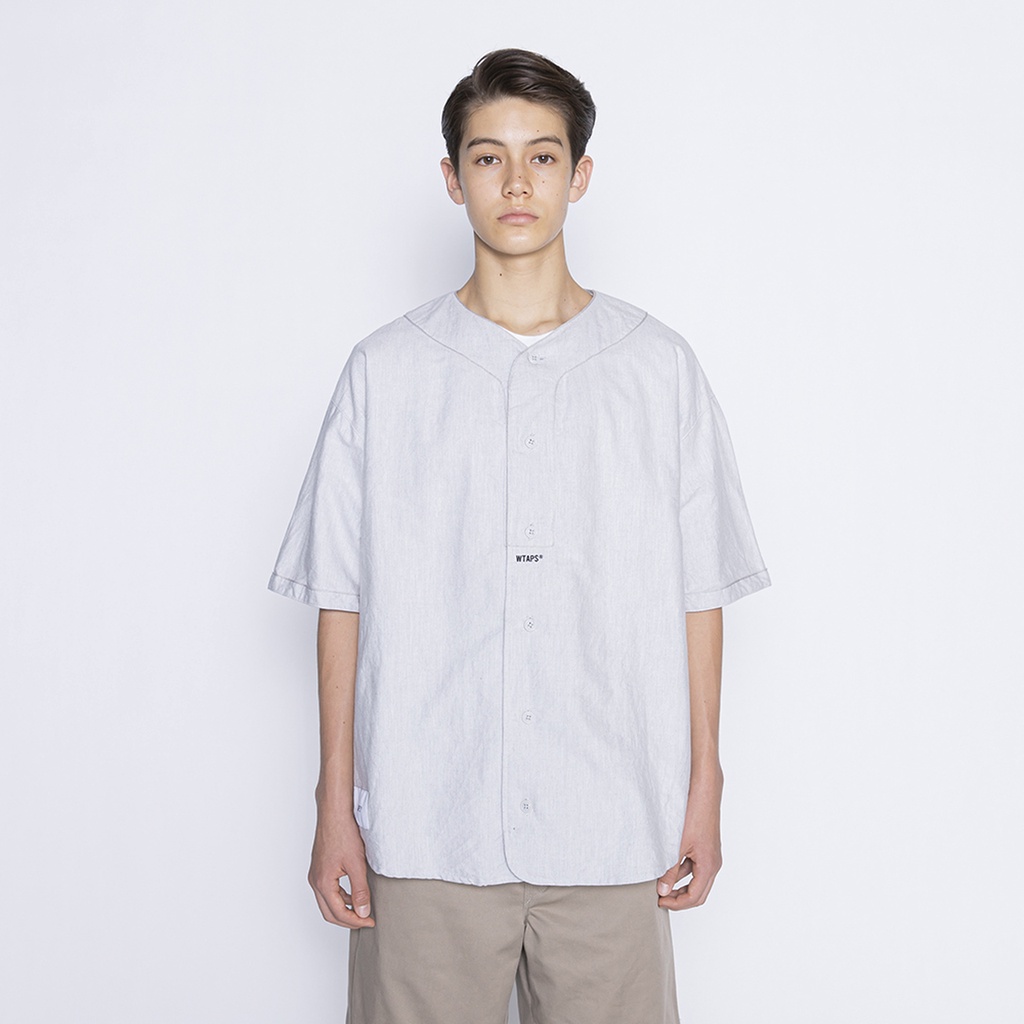 トップス WTAPS LEAGUE SS SHIRT COTTON OXFORD WTAPS LEAGUE SS COTTON OXFORD