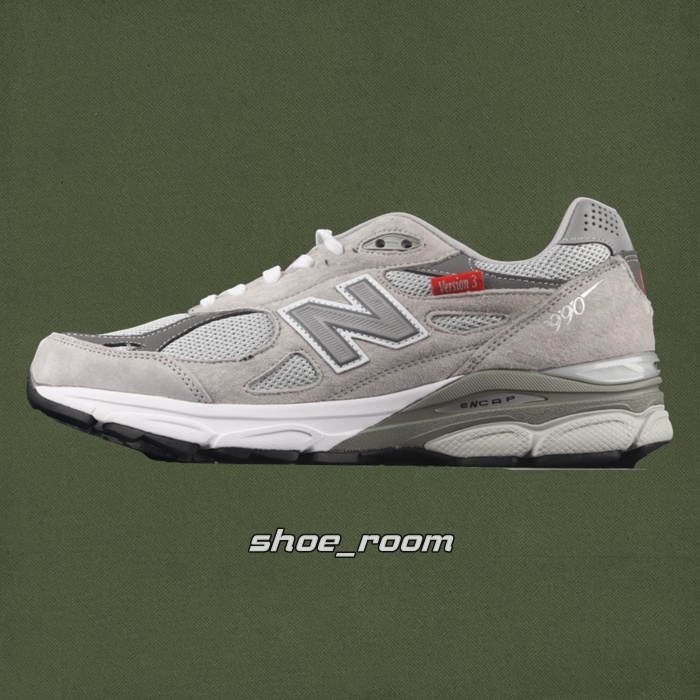 直販クーポン 新品未使用！2023年3月購入New Balance 990GY3 V3Grey