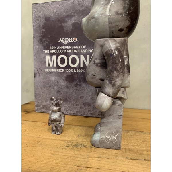 BE@RBRICK 100％ & 400％ MOON 月球拆檢| 蝦皮購物