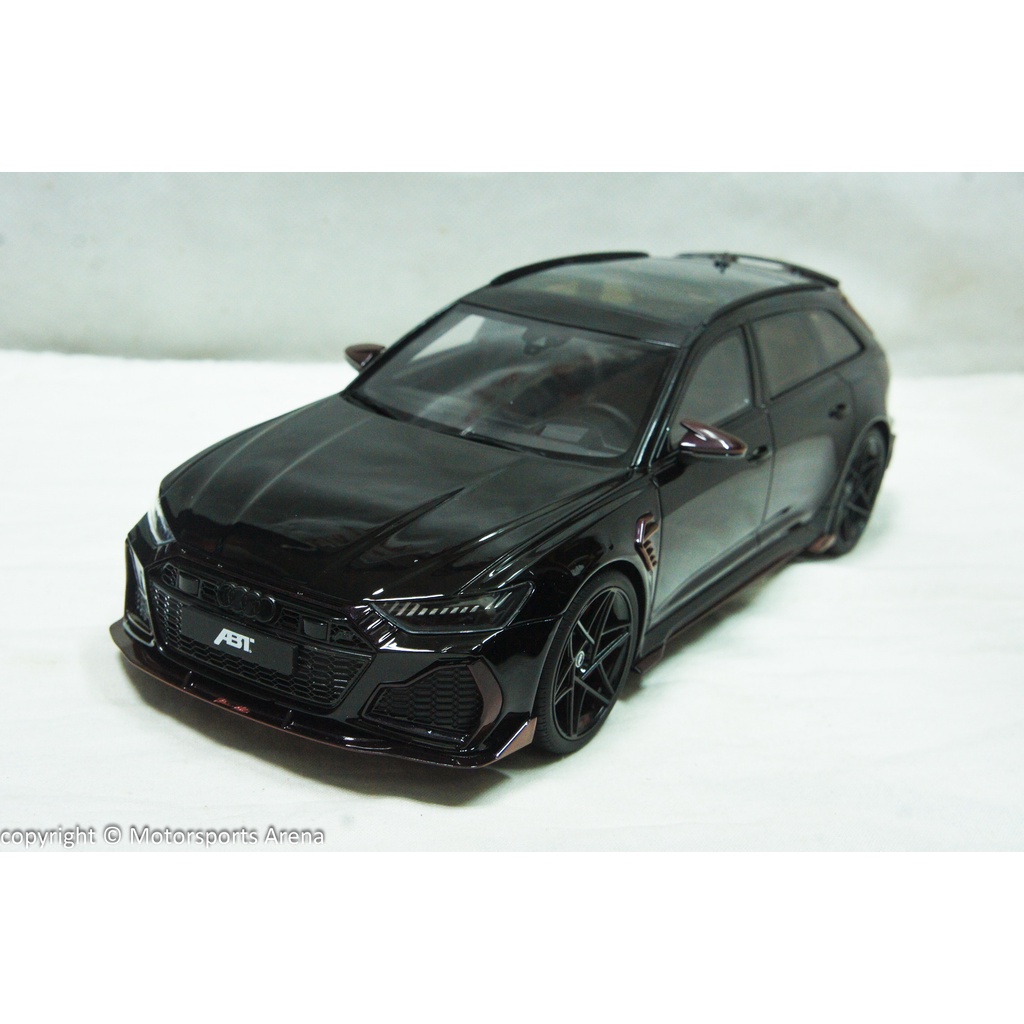 現貨特價】1:18 GT Spirit Audi RS6 Avant ABT 2021 黑色※限量樹脂