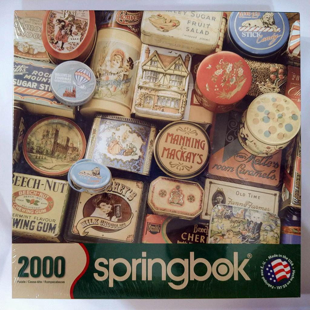 [不議價]Springbok 2000片 拼圖 Vintage Treasures 二手 | 蝦皮購物