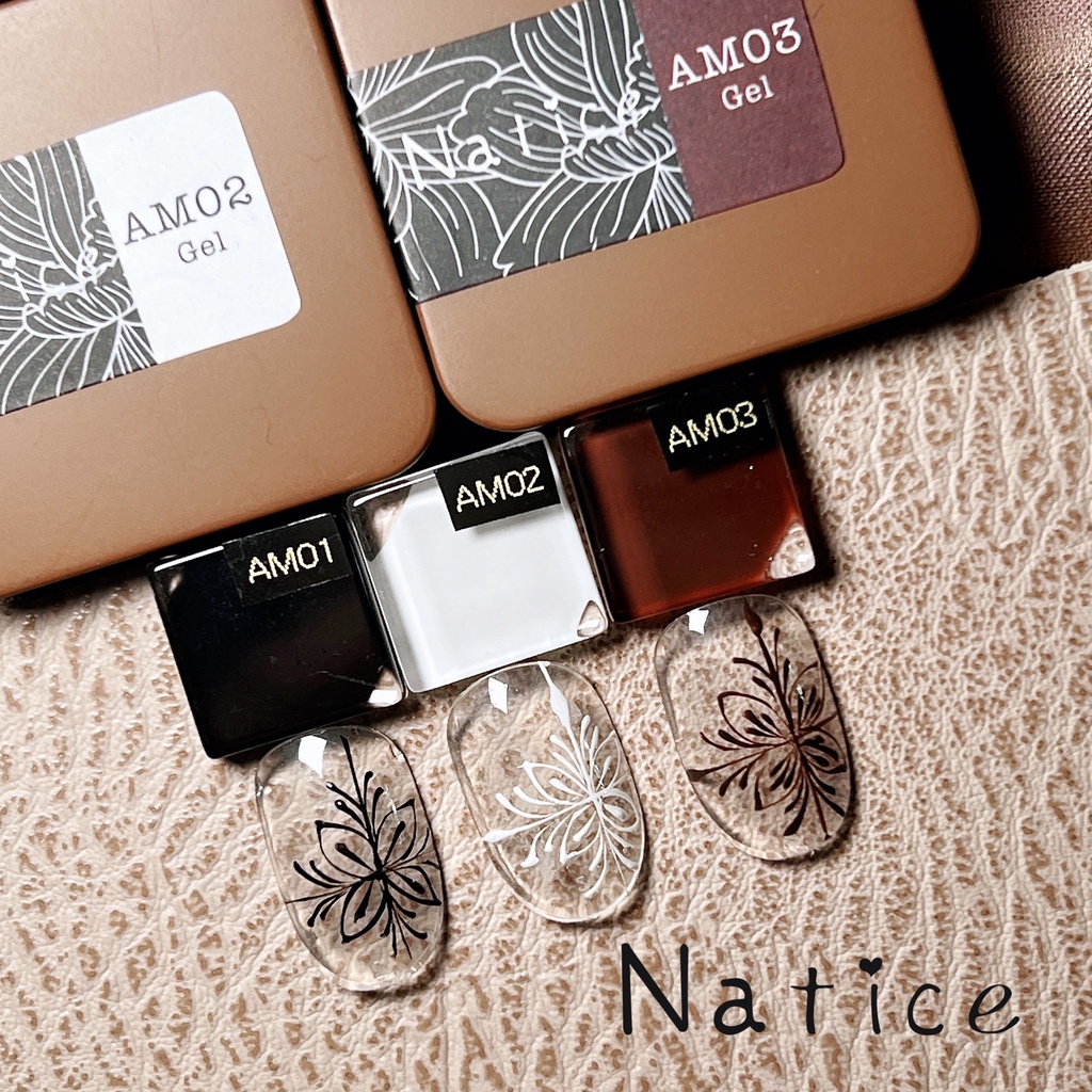 Natice 彩繪凝膠 彩繪膠 AM01-AM03 / 美甲凝膠 合格中標 / 晶彩殿堂 | 蝦皮購物