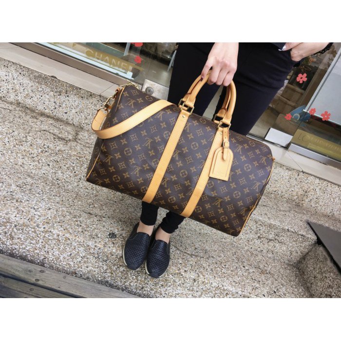 Used Brown Louis Vuitton Monogram Keepall Bandouliere 45 Model Number  M41418 Houston,TX