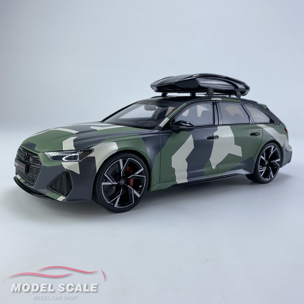 模例】GT Spirit 中國獨家版1/18 Audi RS6 (C8) AVANT 迷彩塗裝附車頂