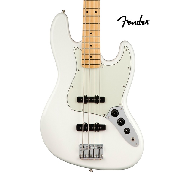 Fender Player Jazz Bass MN 電貝斯 白色 Polar White 萊可樂器