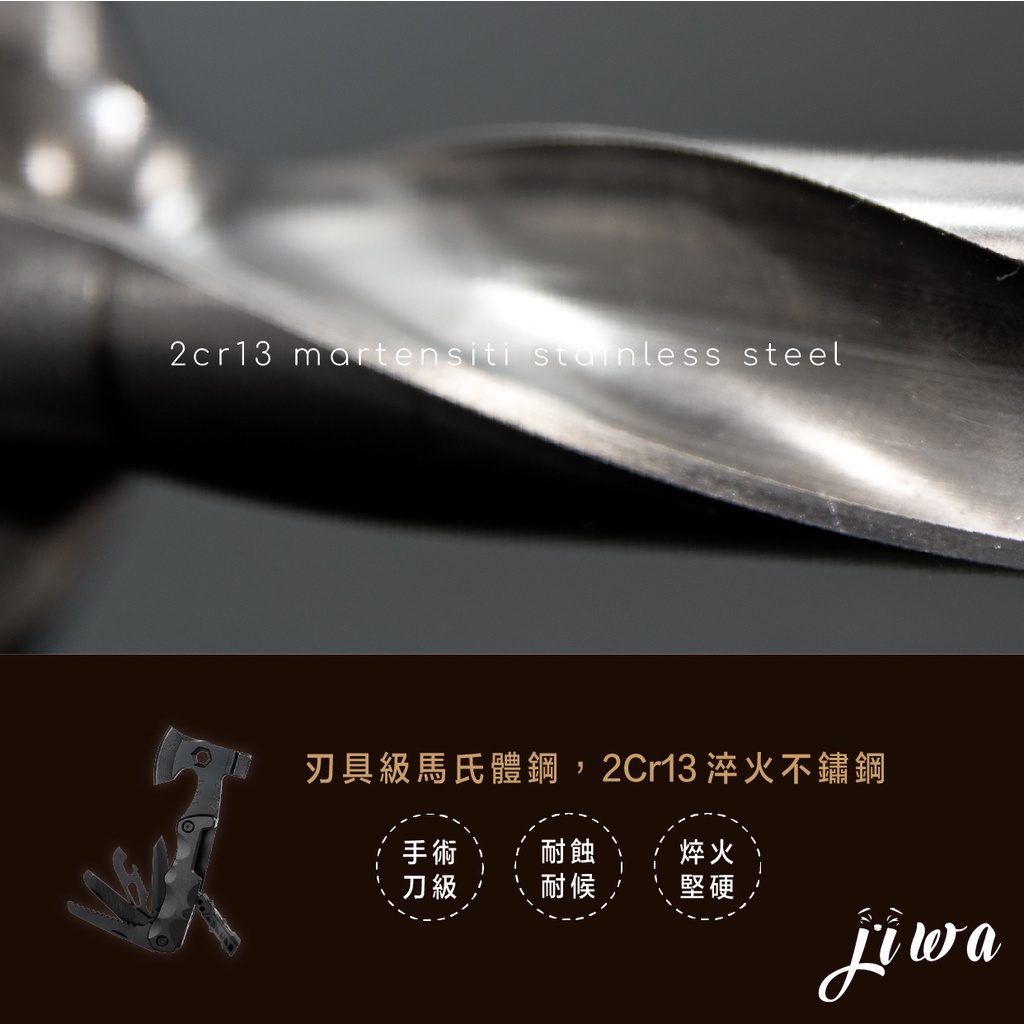 台灣現貨 》快速出貨 多功能槌 多功能斧 萬用刀 露營槌 萬用斧 斧頭 槌子 鐵鎚 野外 吉挖 C09－摺疊斧萬用刀 | 蝦皮購物