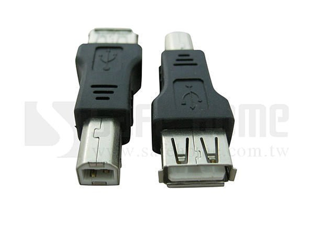 USB A母 轉USB B公 USB轉接頭，可將一般扁頭USB 和 印表機方頭 USB 轉接！CU2202 | 蝦皮購物