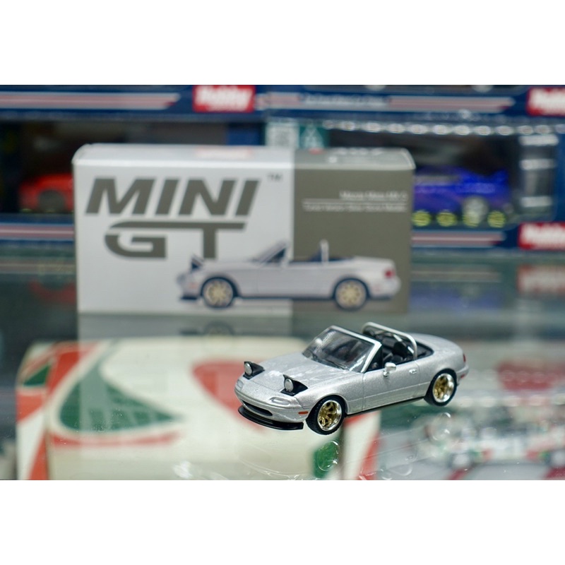 Mini GT Mazda Miata MX-5 NA Tuned Version Silver MGT00407 1/64