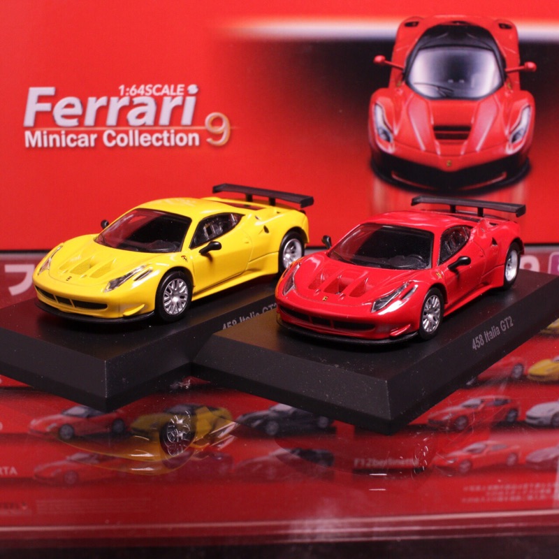 1/64 京商KYOSHO Ferrari 9 458 Italia GT2 紅（黃已售出） | 蝦皮購物