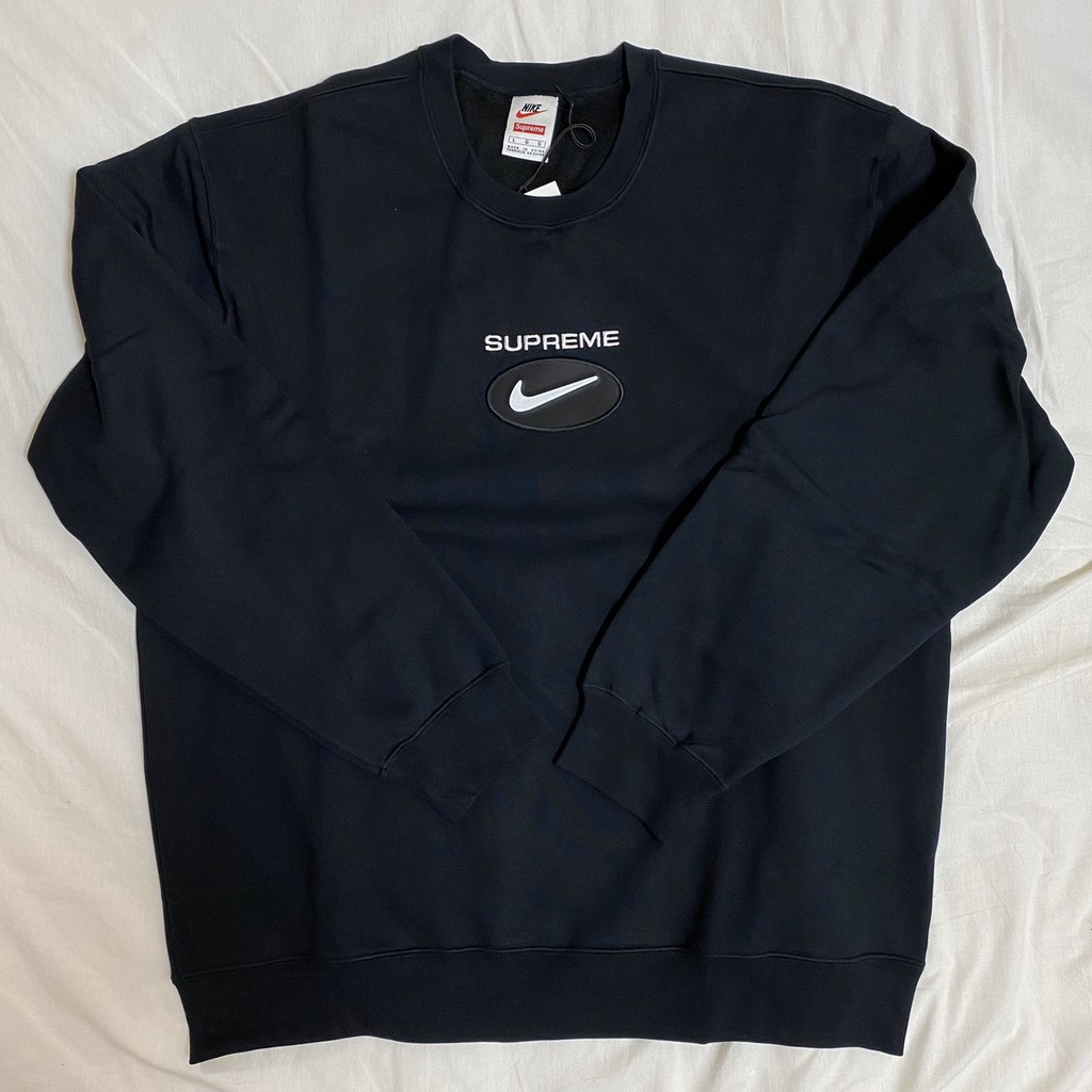 最速現貨Supreme x Nike Jewel Crewneck 20秋冬超強聯名Logo 衛衣大學T