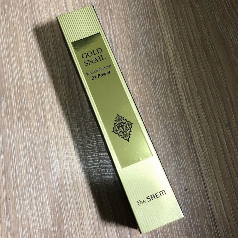 正韓貨the SAEM蝸牛抗皺精華雙倍功效Gold Snail Wrinkle Plumper 2X