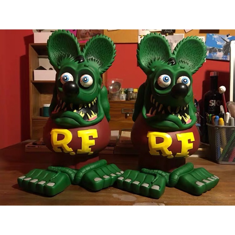 竹北 Goofing-off |RAT FINK RF 經典 老鼠芬克 33CM 大公仔 ED Big Daddy | 蝦皮購物