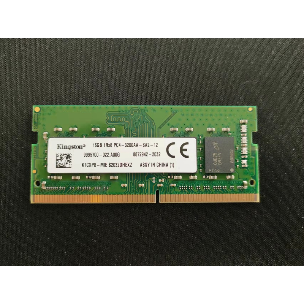 Kingston 金士頓】 PC4-3200AA 16GB 1Rx8 (庫存良品) | 蝦皮購物