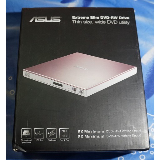 【全新未拆】ASUS Extreme Slim EXT.DVD-RW Drive 外接式光碟機/外接DVD燒錄機 | 蝦皮購物