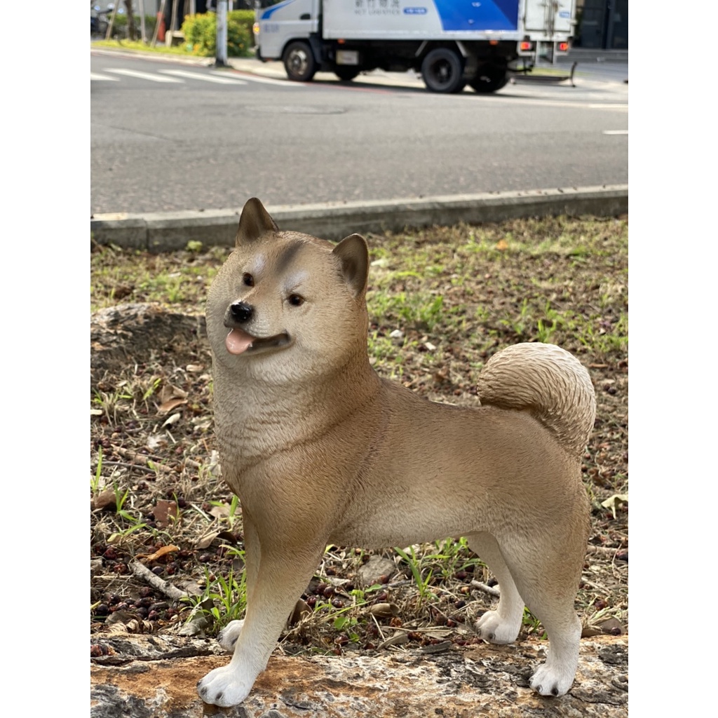 站姿小柴犬擺飾品🐕胡麻柴🤎赤柴🤎黑柴🤎狗狗擺飾迎賓居家佈置阿財【更美歐洲傢飾精品Amazing House】台南| 蝦皮購物