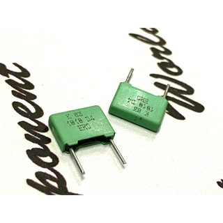 10 Condensatori WIMA MKS02 0,1uF (100nF) 63V 10% Passo 2,5mm - Made In Germany