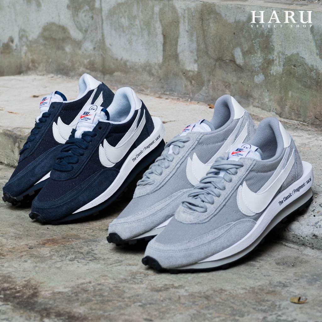 持續到貨三方聯名Nike x SACAI x FRAGMENT 閃電藤原浩藍/灰DH2684-001