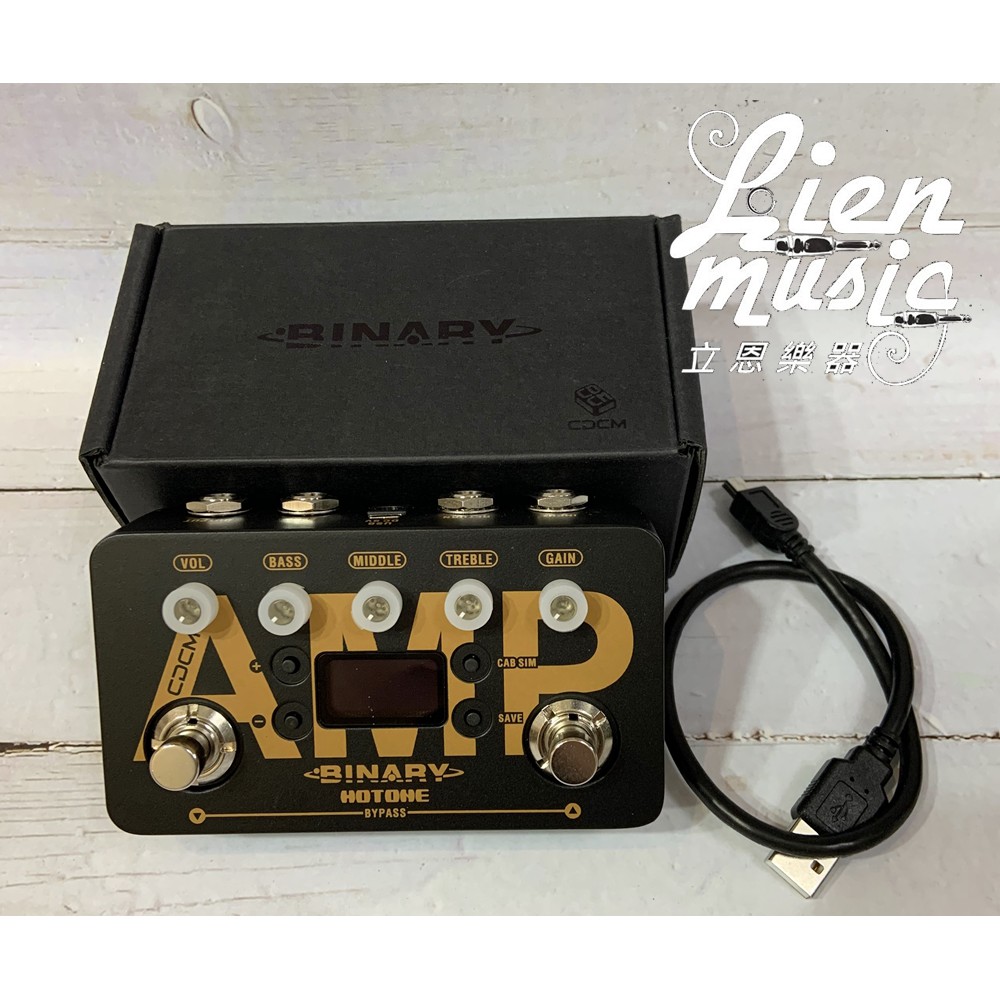 立恩樂器』免運分期/ 效果器專賣/ Hotone Binary Amp 音箱模擬效果器