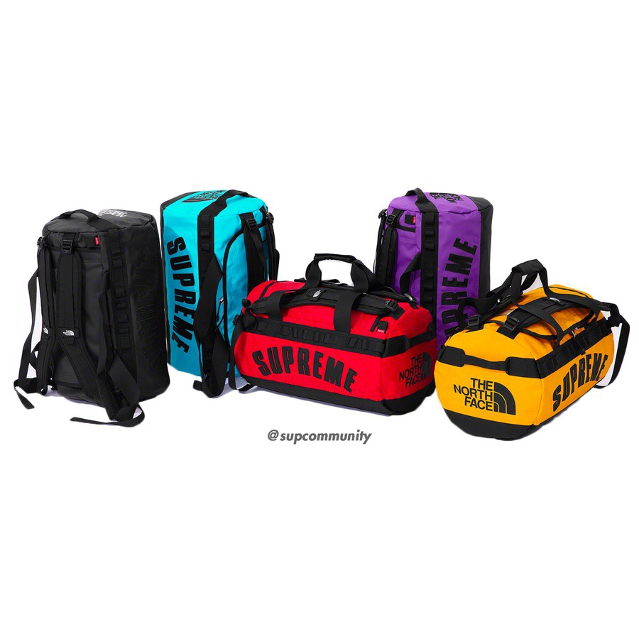 Supreme TNF Arc Logo Camp Duffle Bag-