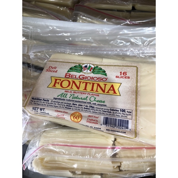 BELGIOIOSO FONTINA 芳緹娜切片乾酪453公克#214805（低溫宅配） | 蝦皮購物