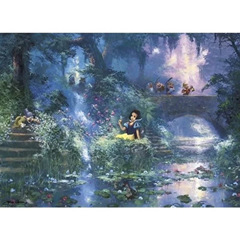 迪士尼 白雪公主 莫內 油畫風格 1000片拼圖 Disney Clementoni Snow White | 蝦皮購物