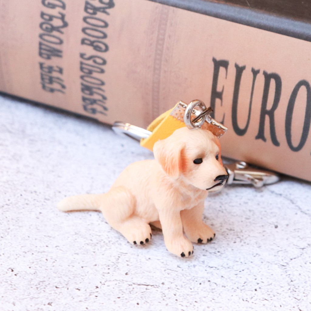 Tiffany ゴールデンレトリバー ドックチャーム c052 美品 ティファニー