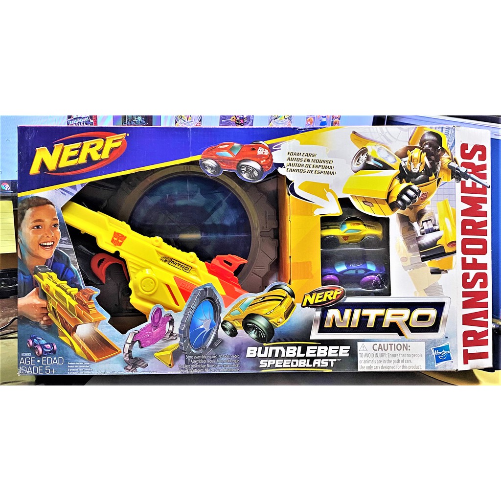 Nerf nitro transformers bumblebee hot sale speedblast