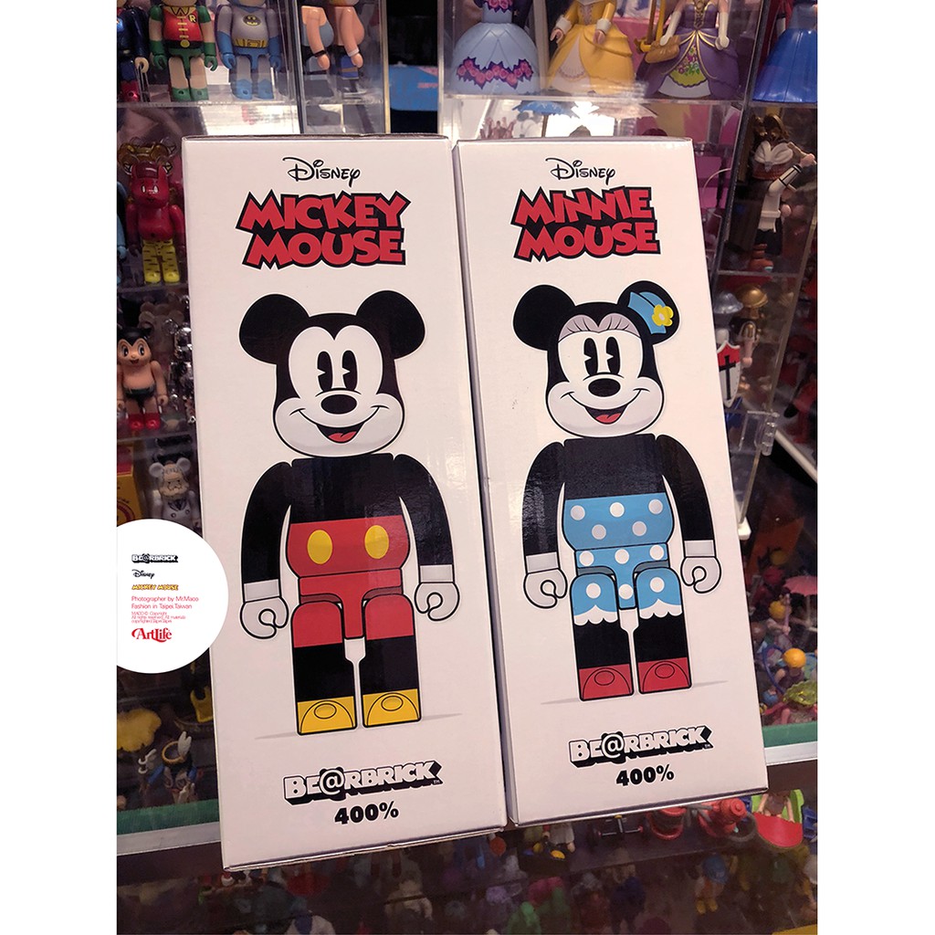 ArtLife @ MEDICOM BE@RBRICK 400% MICKEY & MINNIE MOUSE 米奇 ArtLife @ MEDICOM BE@RBRICK 400% MICKEY & MINNIE MOUSE 米奇