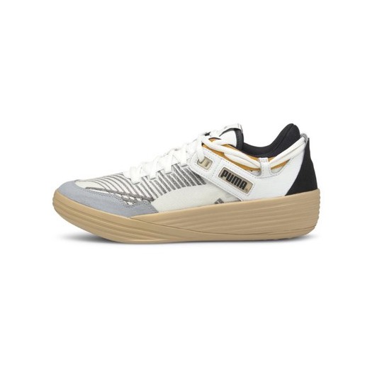 SIX@PUMA CLYDE ALL-PRO Kuzma 代言款輕量籃球鞋超軟Q 白卡其