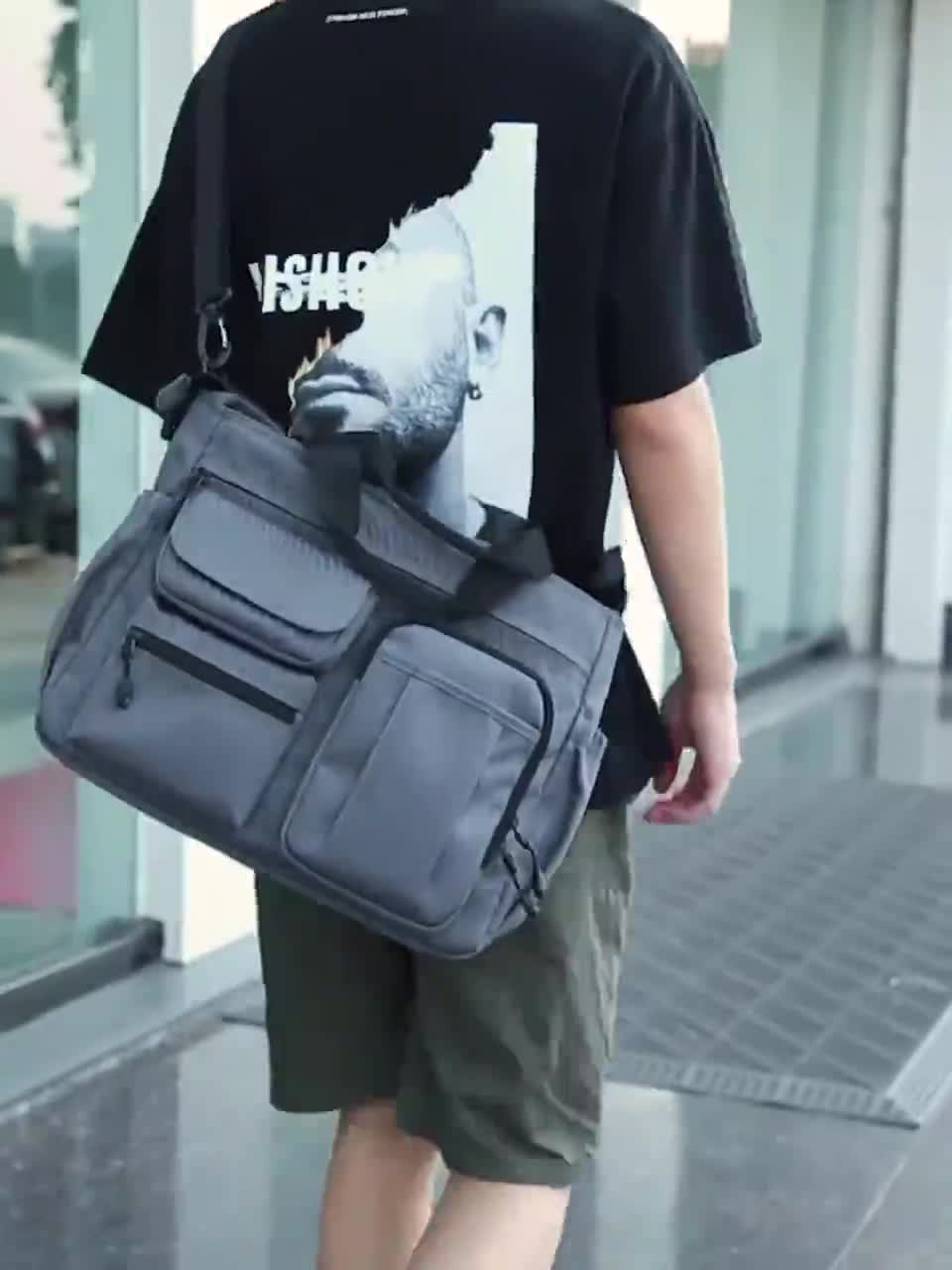 【Superbuy】多功能大容量公事包/公文包/多功能手提包 男士通勤包/側背包/單肩包 可容納筆記本電腦/商務企劃包 | 蝦皮購物
