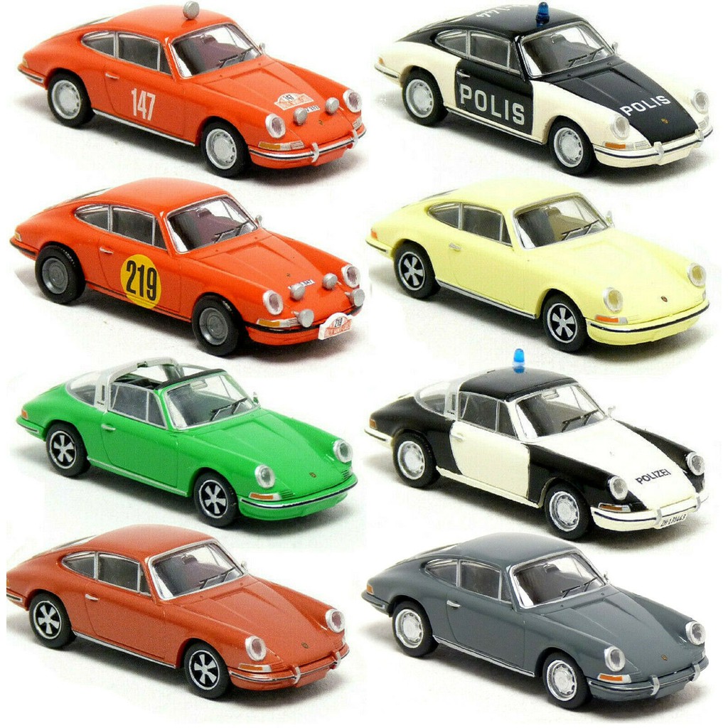 Modèle Miniature Porsche 911 Carrera Brekina - Échelle 1:87 H0 - Couleur Au Choix
