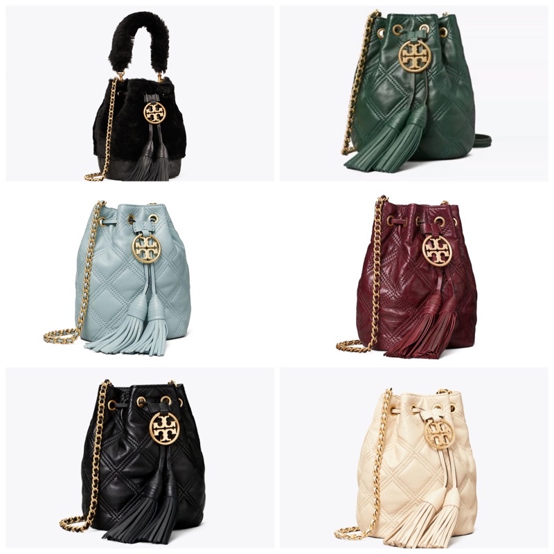 Tory Burch Fleming Soft Mini Bucket Bag