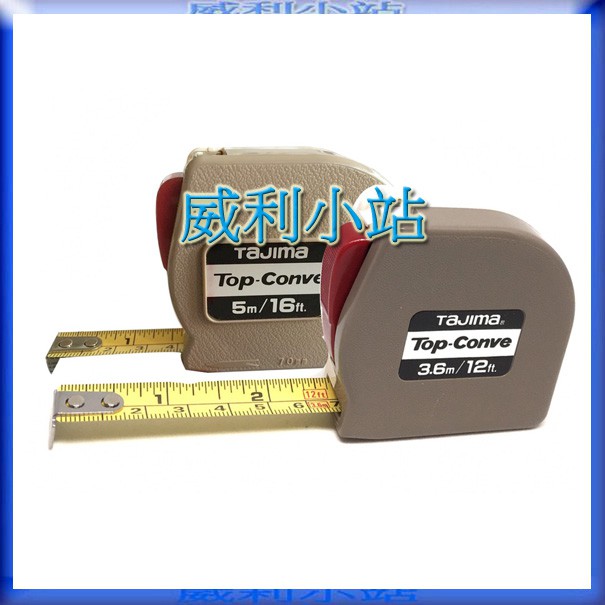 thumbnail image 2 of TAJIMA Top-Conve 2M / 6Ft Measuring Tape – Auto-Stop, Self-Adjustment, Steel & Plastic 2 of 3