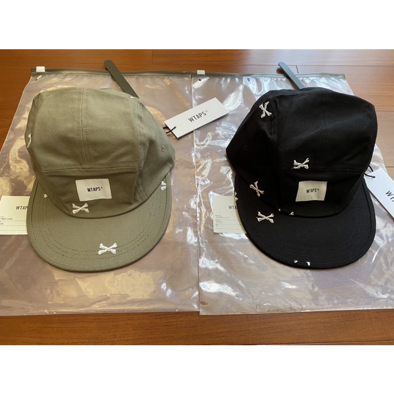 【WEB限定】 全新現貨黑色22SS WTAPS 骨頭 TEXTILE OXFORD COTTON CAP 02 T-5 帽子