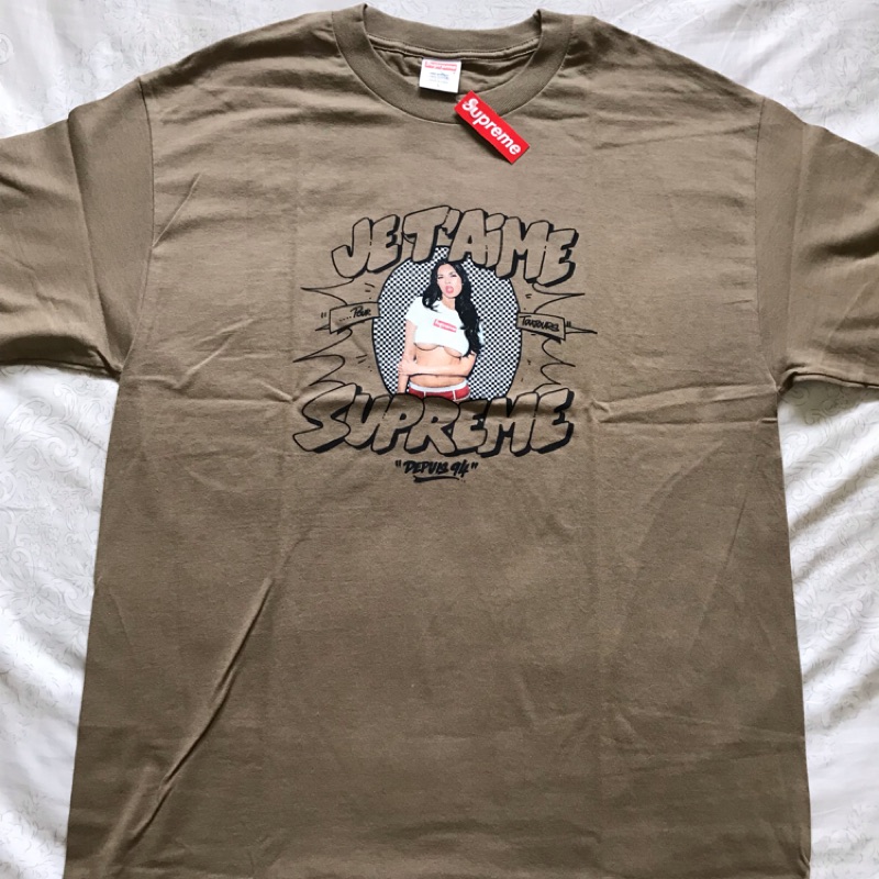 稀少全新品supreme tera patrick 棕色咖啡色L號| 蝦皮購物