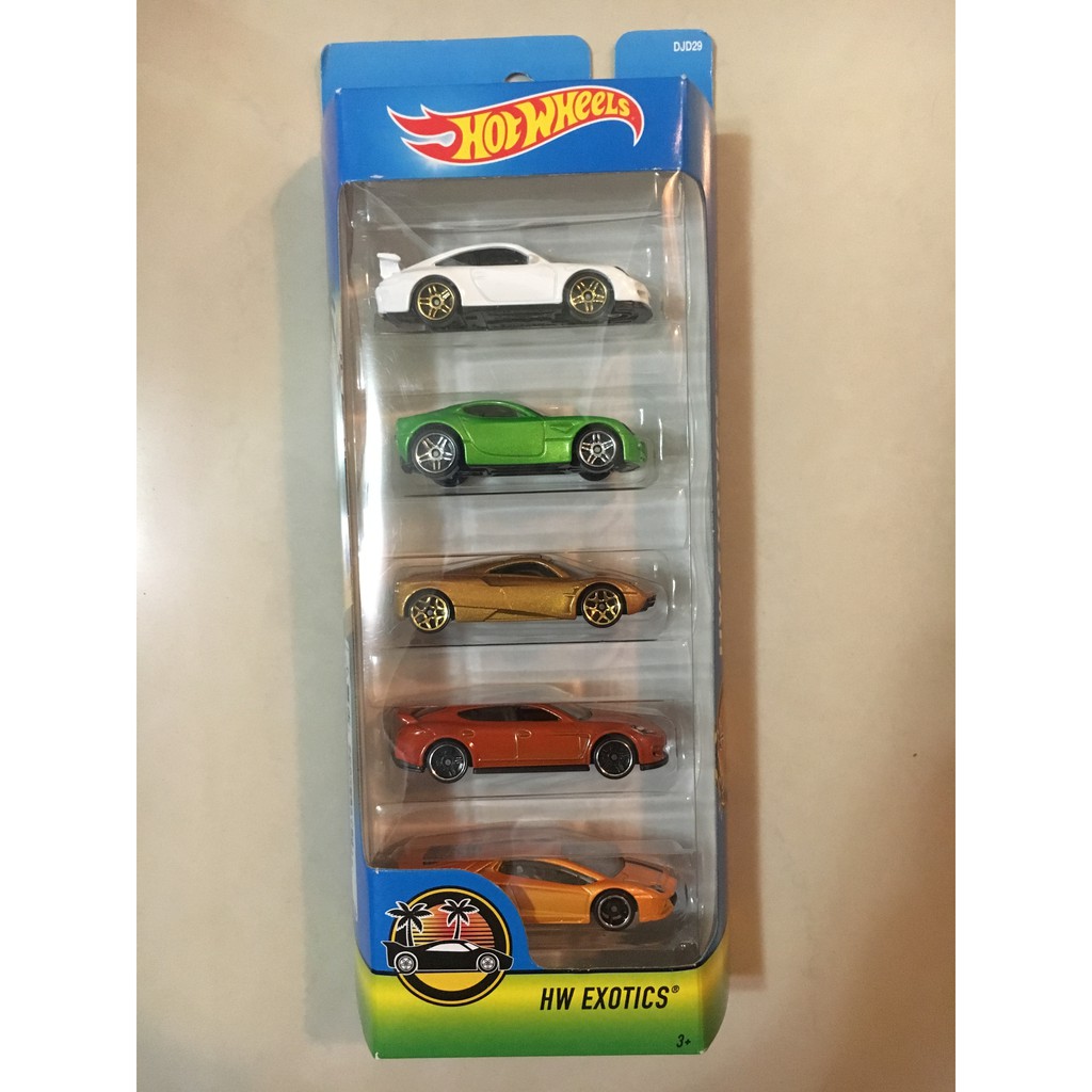 Hotwheels 風火輪 Hw Exotic 五車組 5車組 超跑 Lamborghini Porsche Djd29 蝦皮購物 2838