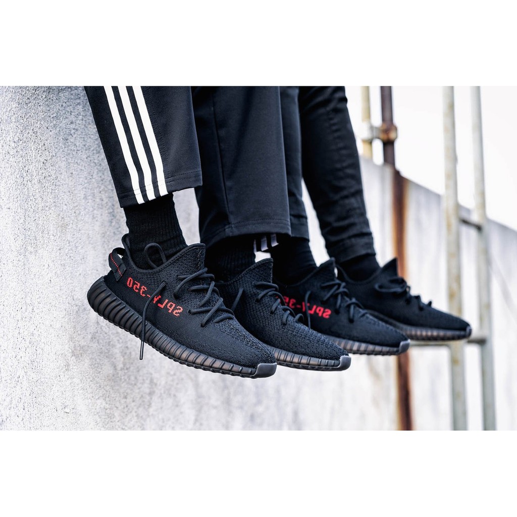柯拔adidas Yeezy Boost 350 v2 CP9652 SPLY-350 黑紅男女鞋| 蝦皮購物