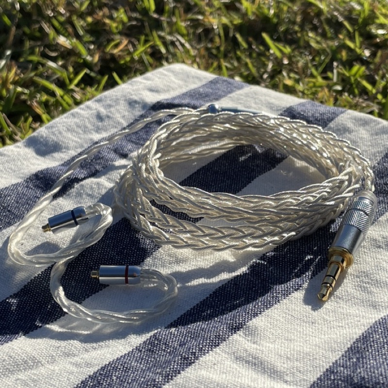 良聲耳機》LS Ventas-S 4/8 wire油浸單晶純銀線升級線客製化cm插