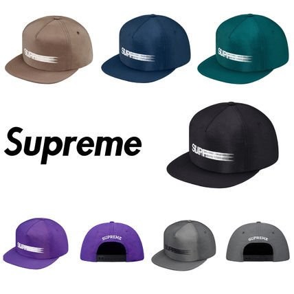 HOMIEZ】SUPREME MOTION LOGO IRIDESCENT 5-PANEL【SUP_HAT071