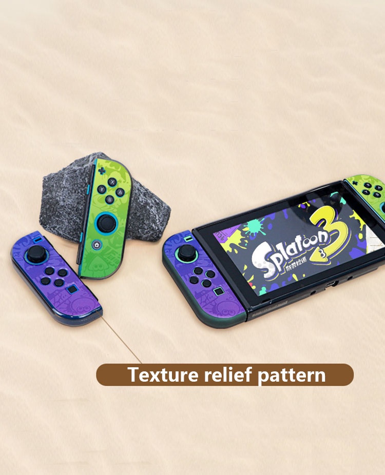 任天堂 Nintendo Switch Splatoon 3 主題保護套收納袋 Switch V1 / OLED 保護套 | 蝦皮購物