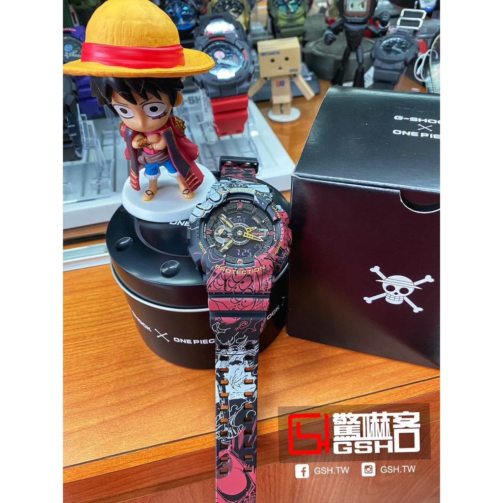 【驚嚇客】限量 G-SHOCK & ONE PIECE 航海王聯名款GA-110JOP-1A4