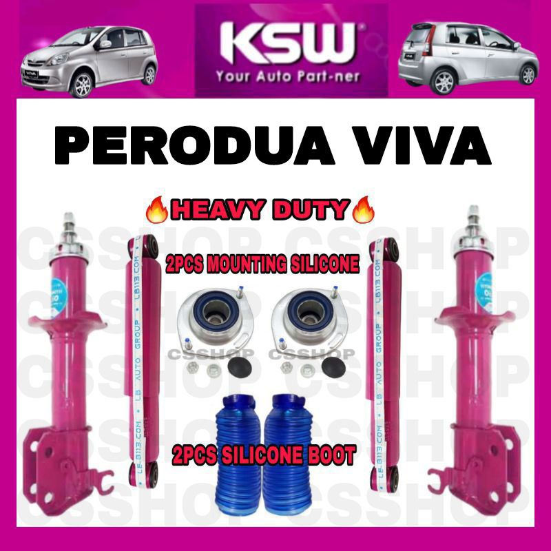 Ksw 第二國產車 VIVA ALL ABSORBER FRONT KSW 重型雙氣門避震器 | 蝦皮購物