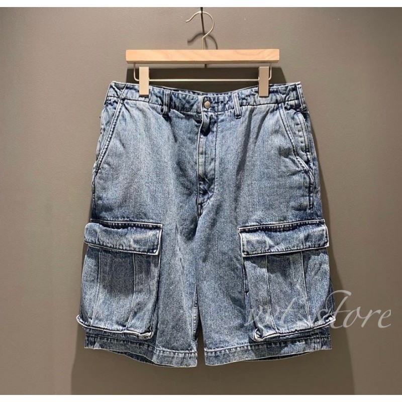 BEAMS SSZ 8P DENIM SHORTS - パンツ