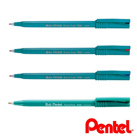 【角落文房】Pentel 飛龍 Ball Pentel R56 0.6鋼珠筆 | 蝦皮購物